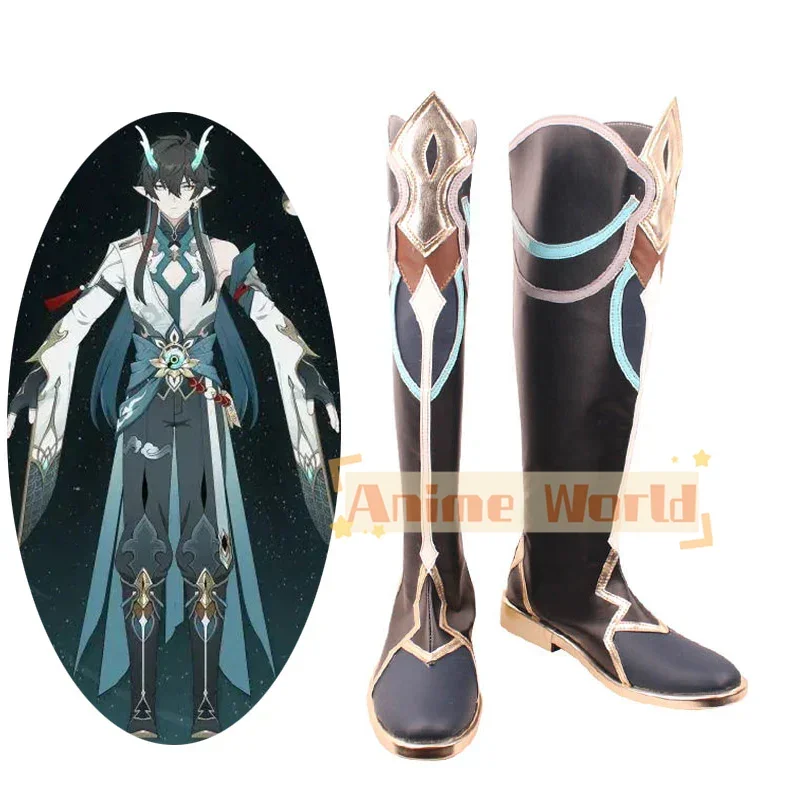 

Honkai: Star Rail Dan Heng Imbibitor Lunae Ult ivon Shoes Cosplay Boots Halloween Carnival Boots Custom Made