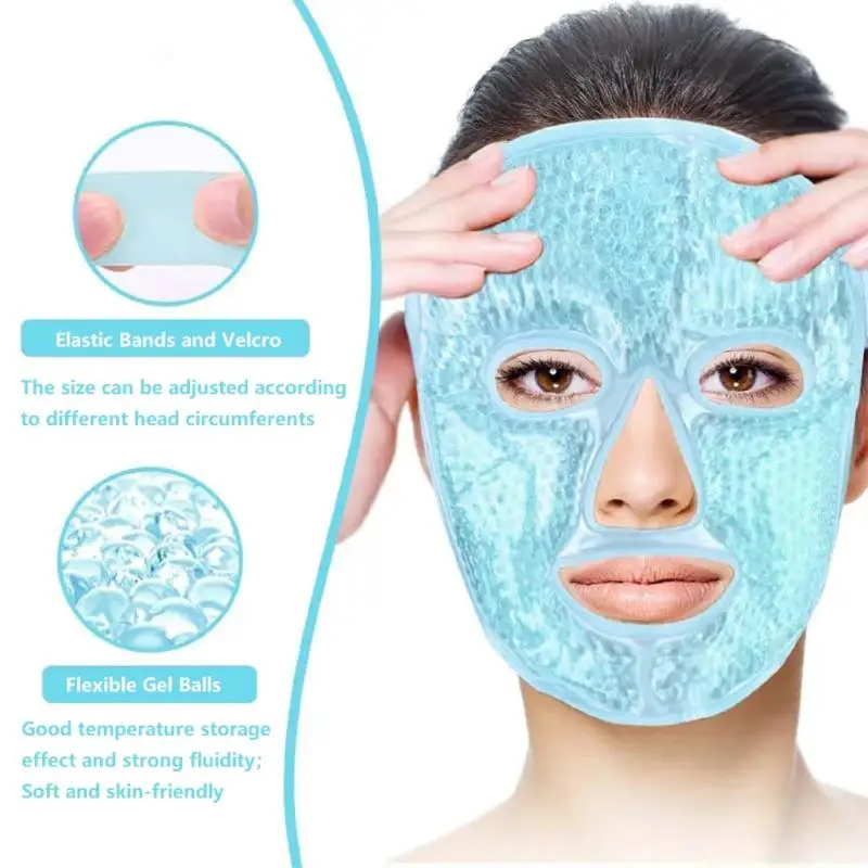 Gel Ice Pack Mask Face Beauty Ice Pack Face Care Tool Reduce Puffy Eyes Dark Circles Sleep Reusable Ice Pack Face Mask