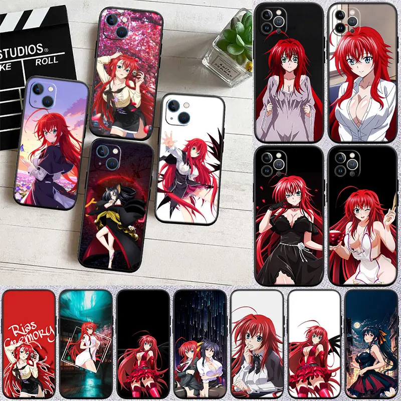 IO33 Rias Gremory Phone Case for Samsung Galaxy Note 10 20 S23 S22 Ultra FE Plus M06 M15 M16 M35 M55