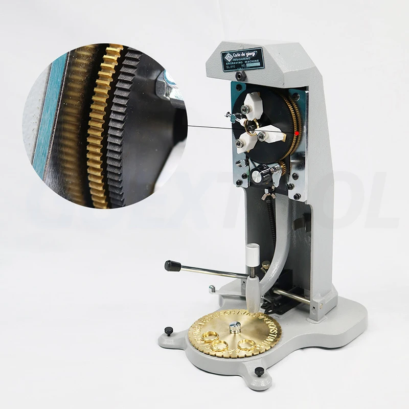 Inside Ring Engraver Gold Silver Jewelry Making Machine Two Faces Standard Letter Block Dial Plotter simbolo alfabetico numerico