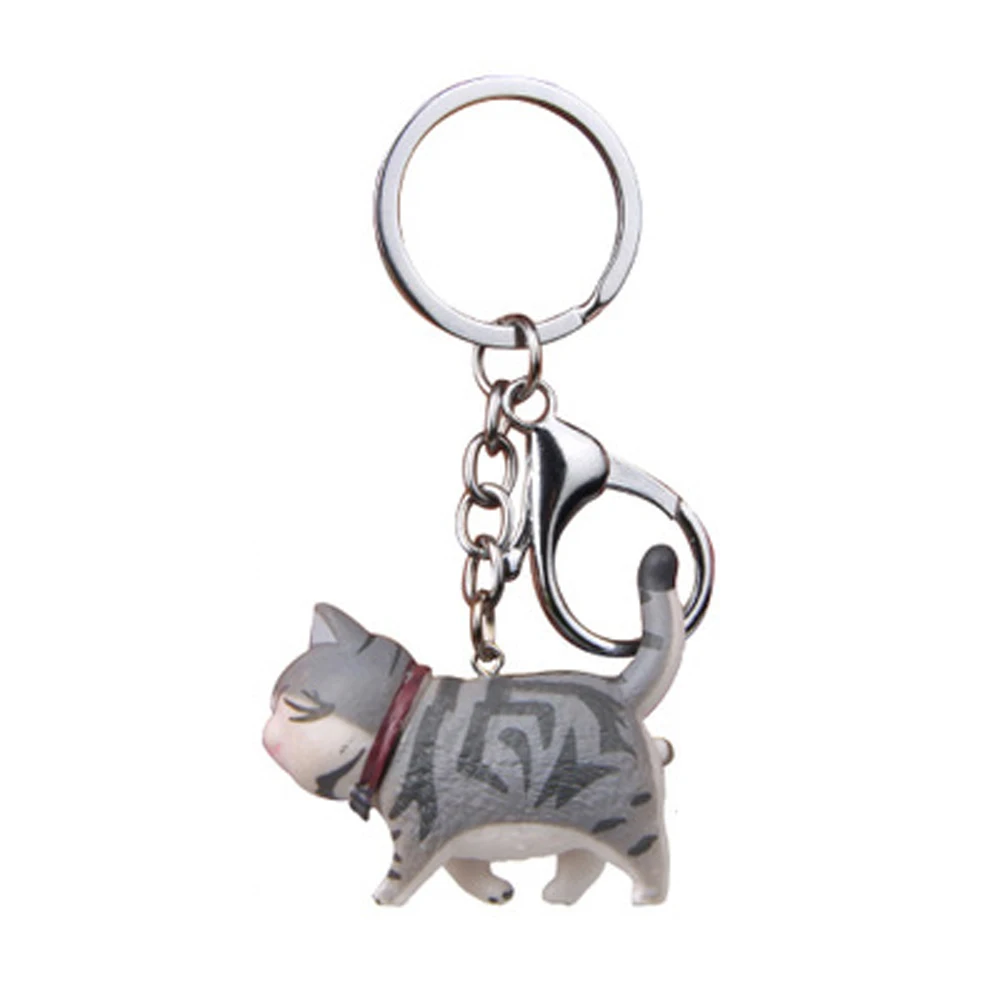 

Lovely Cute Japanese Cat Cartoon Animal Bag Hanging Pendant Cat Keyring Kitten Key Chain Keychain