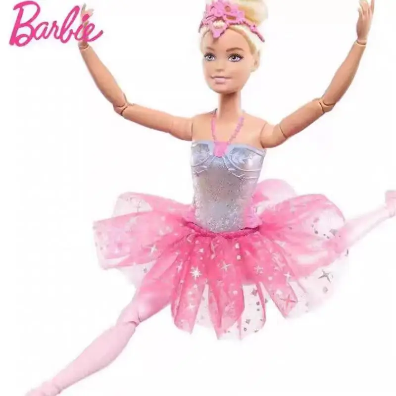دمية باربي ذات إصدار محدود، مجموعة باليه لامعة، بيت لعب للفتيات، الأميرة، هدية مفاجئة لعيد الميلاد