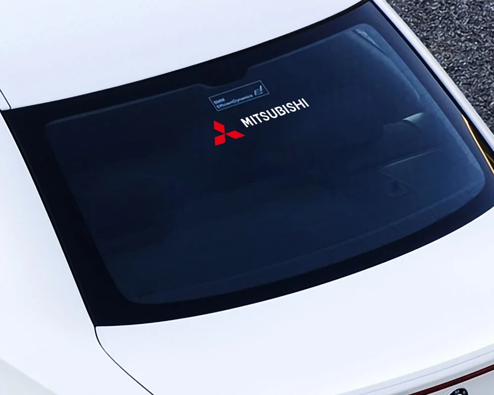 2PCS Car Vinyl Reflective Sticker Rearview Mirror Body Door Decor Decal For Mitsubishi Ralliart Lancer EX Outlander 3 Pajero ASX
