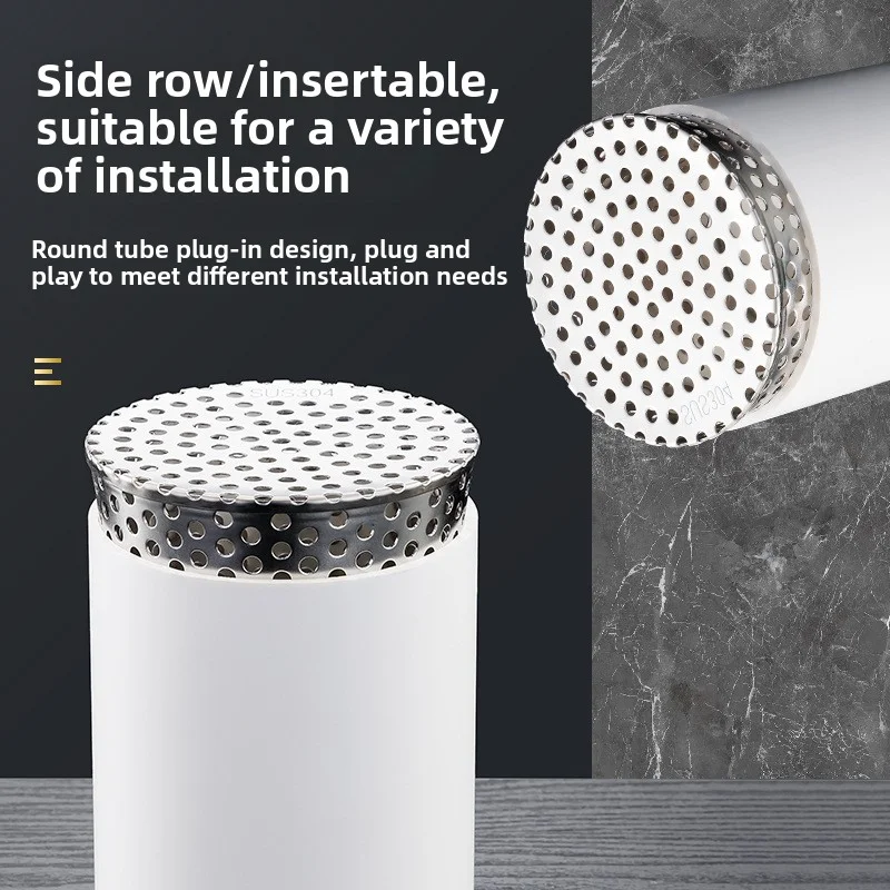 Strainer Garden Landscaping Floor Drain Gutter Guard Stainless Steel Gutter Leaf Guard Mesh Cover for Quick Drainage Clog