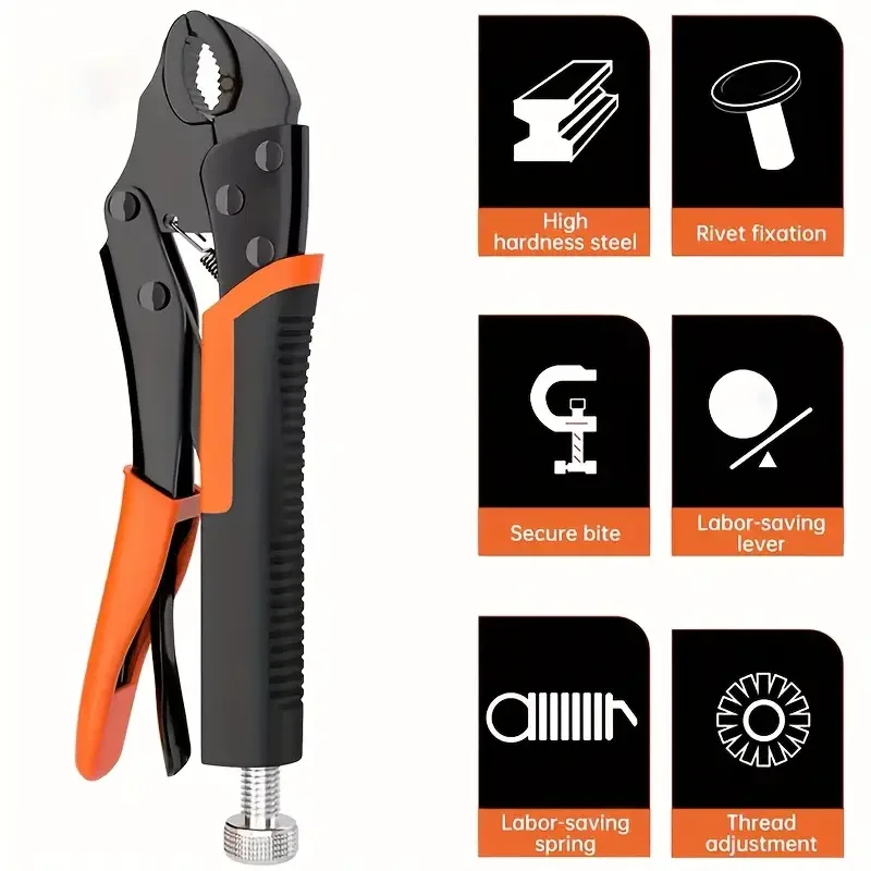 

Multipurpose tool pliers multi-functional circular mouth straight mouth manual pressure pliers fixing tool forceps gripping tool