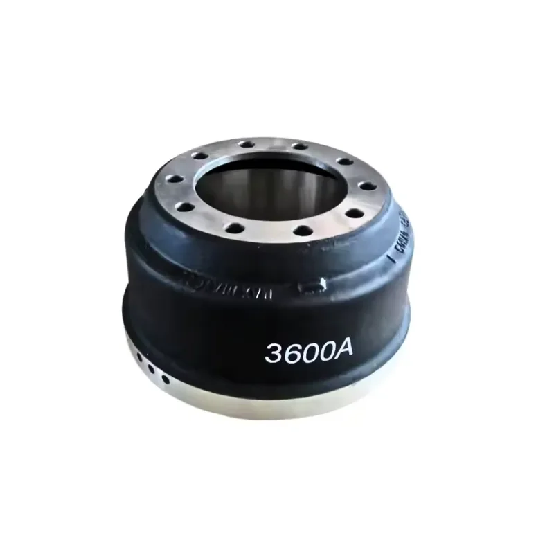 for Commercial Truck Brake Drums Precision Machined Smooth Running Heavy Duty Cast Iron Structural Brake Drums