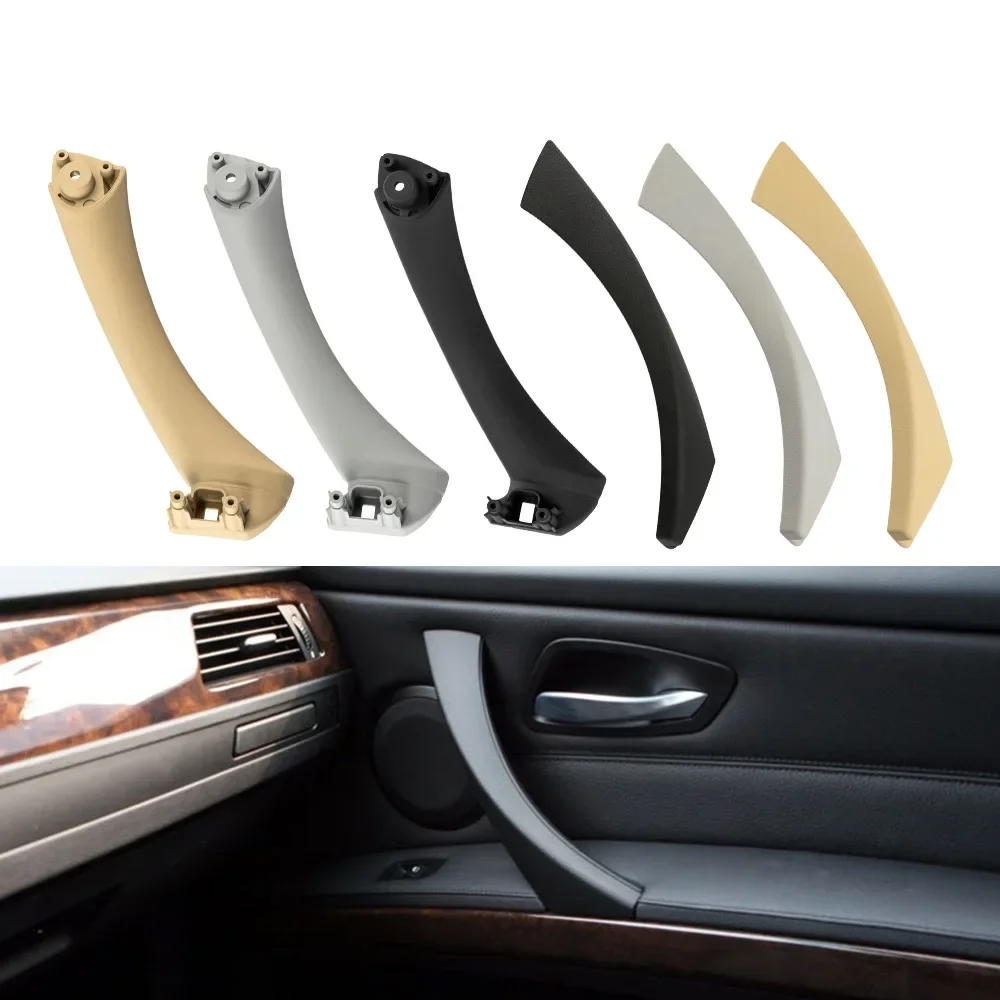 For BMW E90 3 Series LHD RHD Car Interior Door Pull Handle Kit With Cover Trim Assembly Replacement 320i 328i 330i 2006-2012