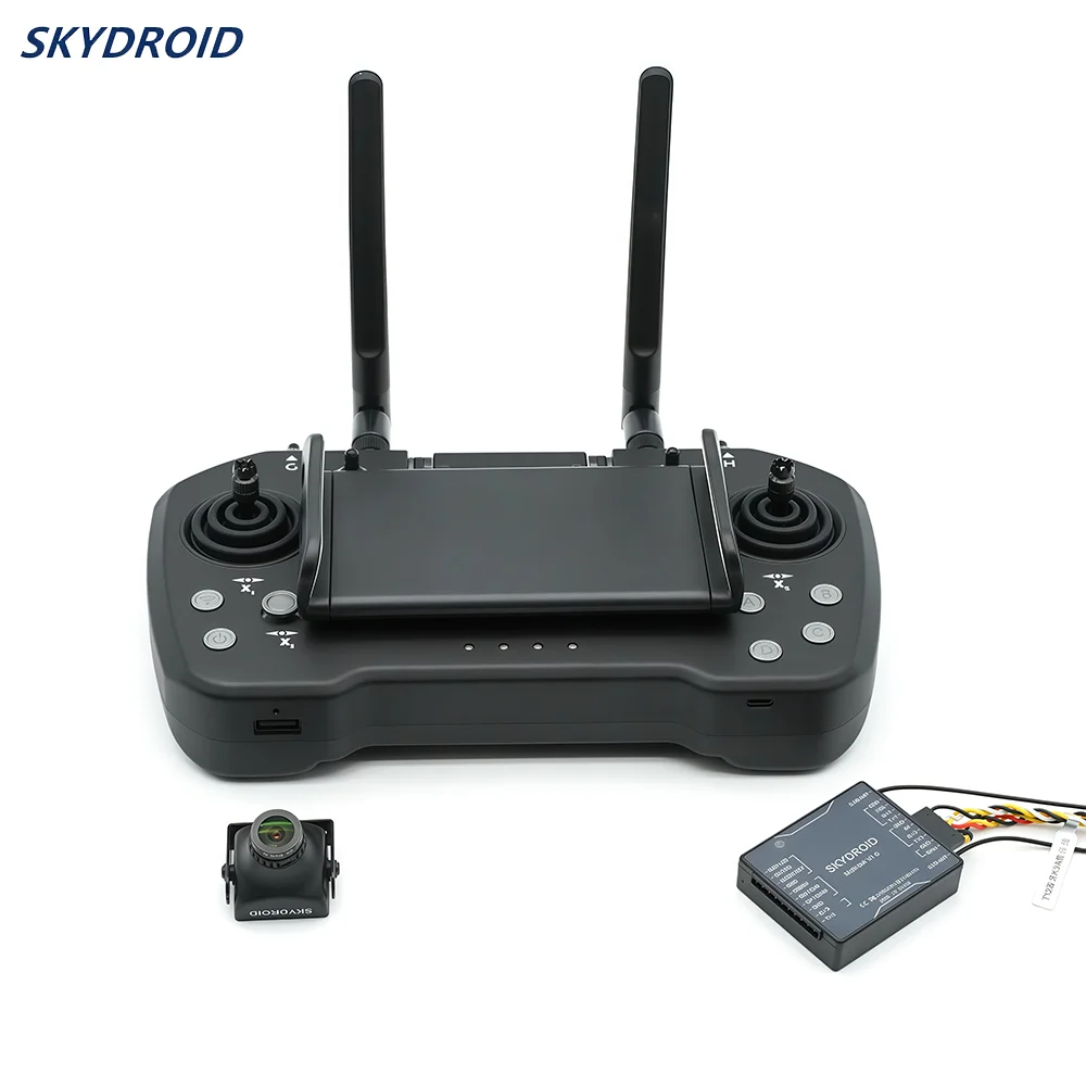 

Пульт дистанционного управления Skydroid T12 с подвесом и мини-камерой и передатчиком T12 Приемник Пульт дистанционного управления T12