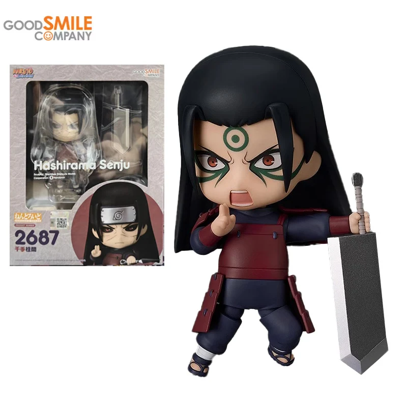 

GSC 2687 Original Nendoroid Naruto Shippuuden Senju Hashirama Kwaii Anime Action Figures Toys for Kids Gifts