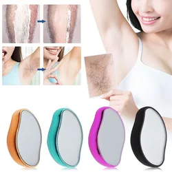 2022 New Physical Hair Removal Painless Safe Epilator Easy Cleaning Reusable Body Beauty Depilation Tool Crystal Hair Eraser