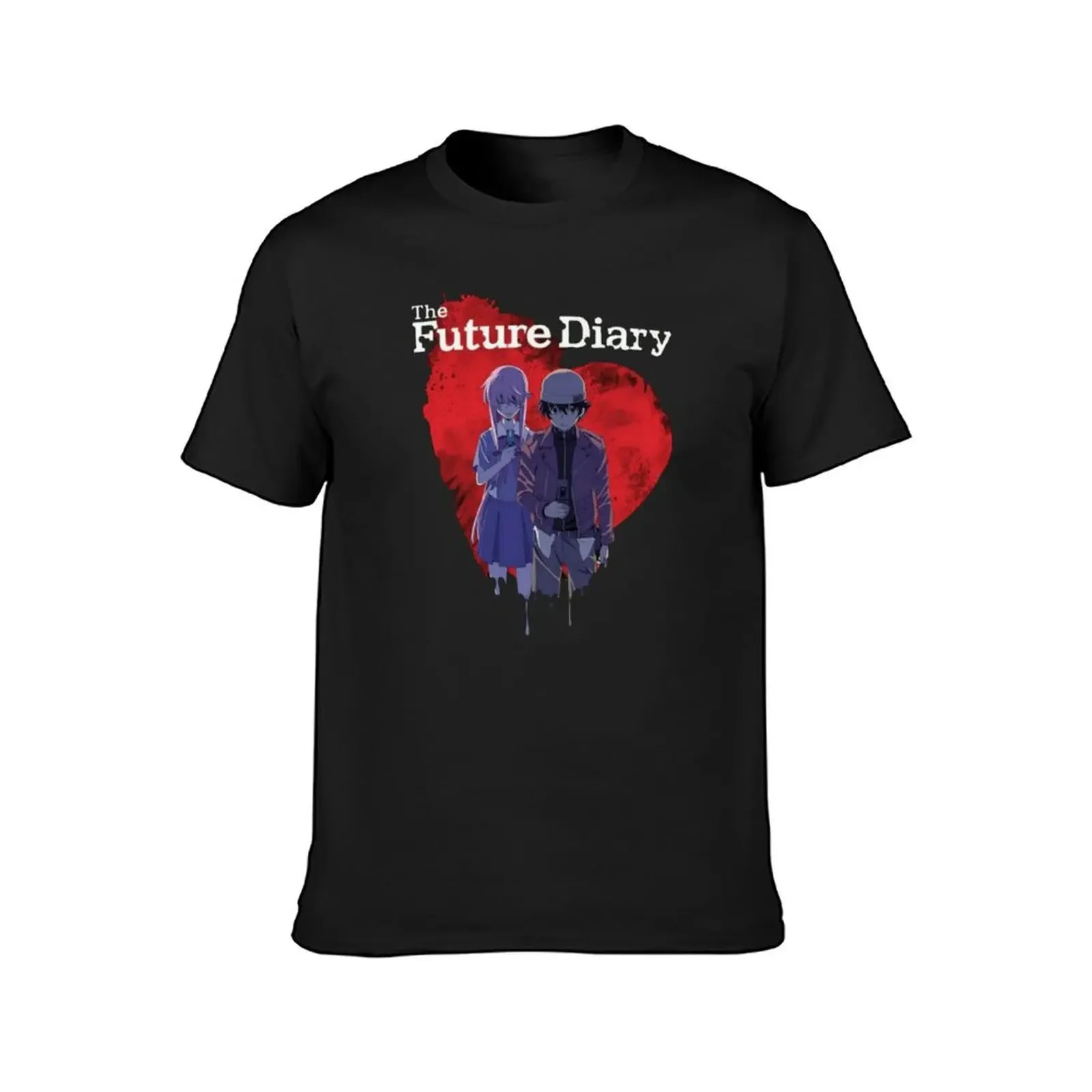 The Future Diary Mirai Nikki Anime T-Shirt funny gifts football t shirt Funny t-shirt slim fit t shirts for men