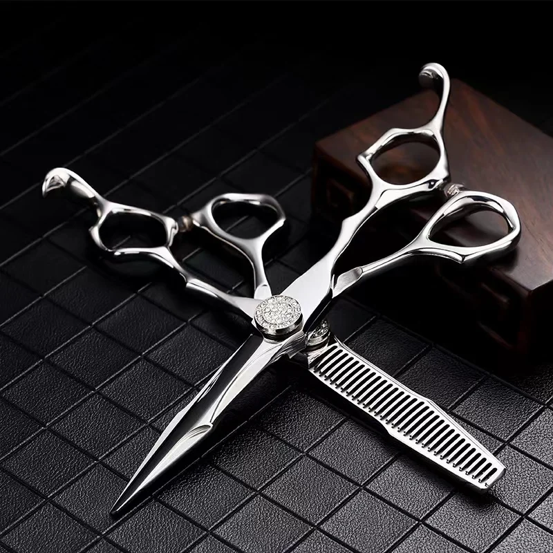 

Salon JP440C 6.0 Professional Barber Scissors Hair Cutting Thinning Hairdressing Scissor Set