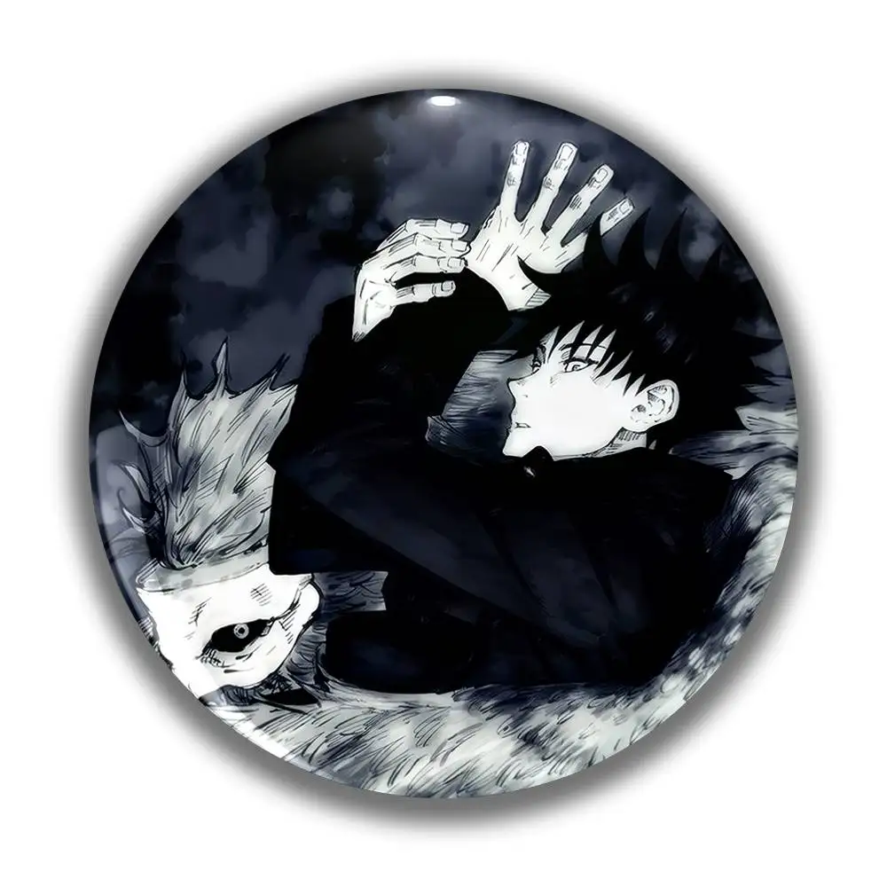 Latest Anime Cartoon Brooch A Stylish And Elegant Round Badge For Men Casual Badges Button Round Creative Pin Brooch