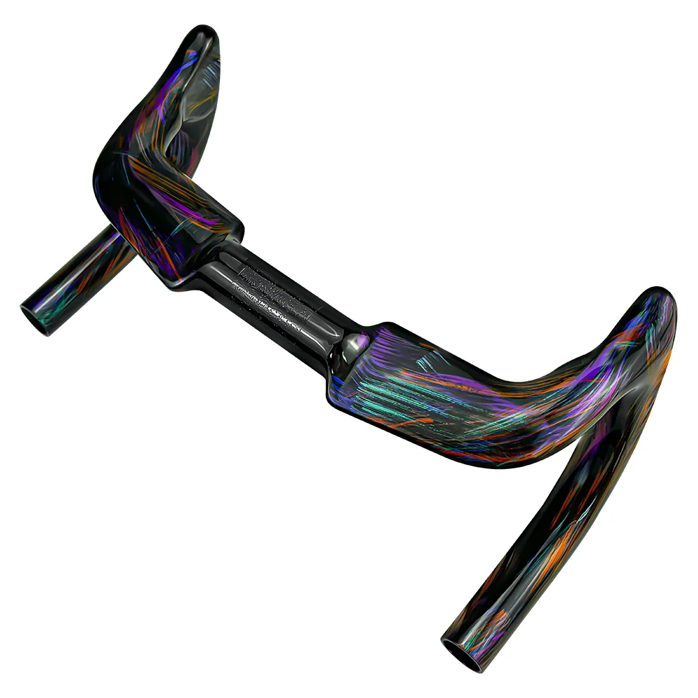2026 Neuer BALUGOE Carbon-Rennradlenker Aerodynamischer Fahrradlenker mit Fixiertopf Fahrradlenker 31,8mm UCI Lackierte Version – Detail 9