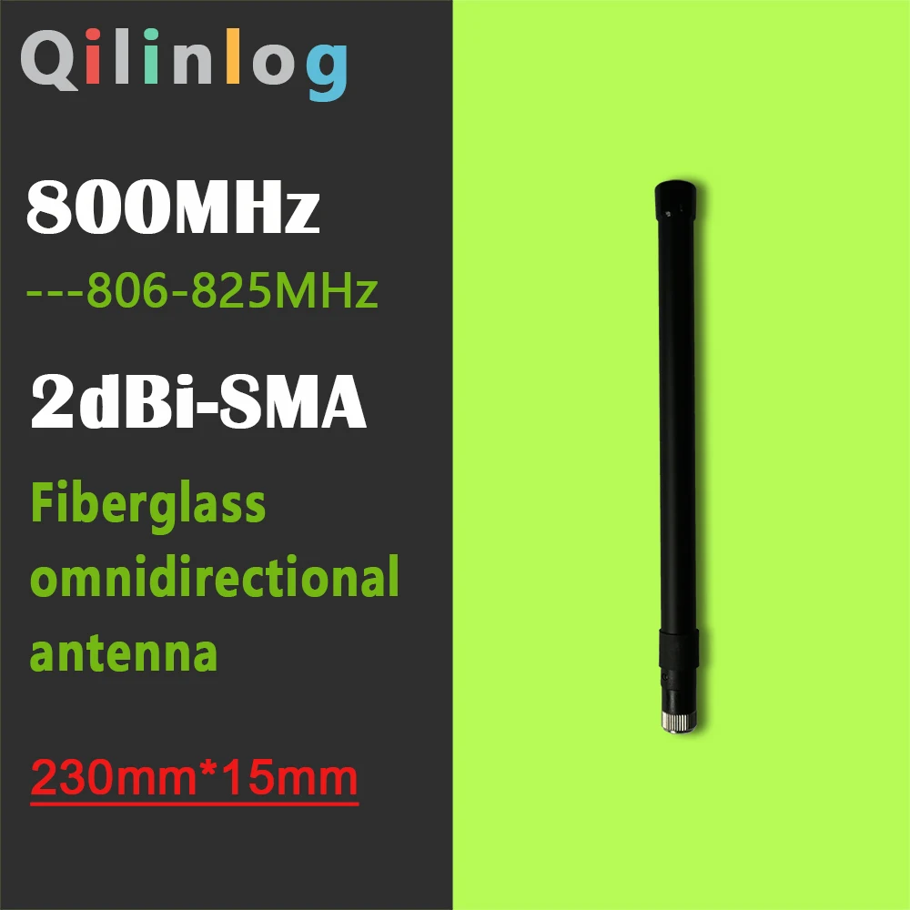 Omni Fiberglass Antena, Link de Vídeo Digital, 800MHz, 1.4GHz, Full HD, Robô UAV aplicável e IOT