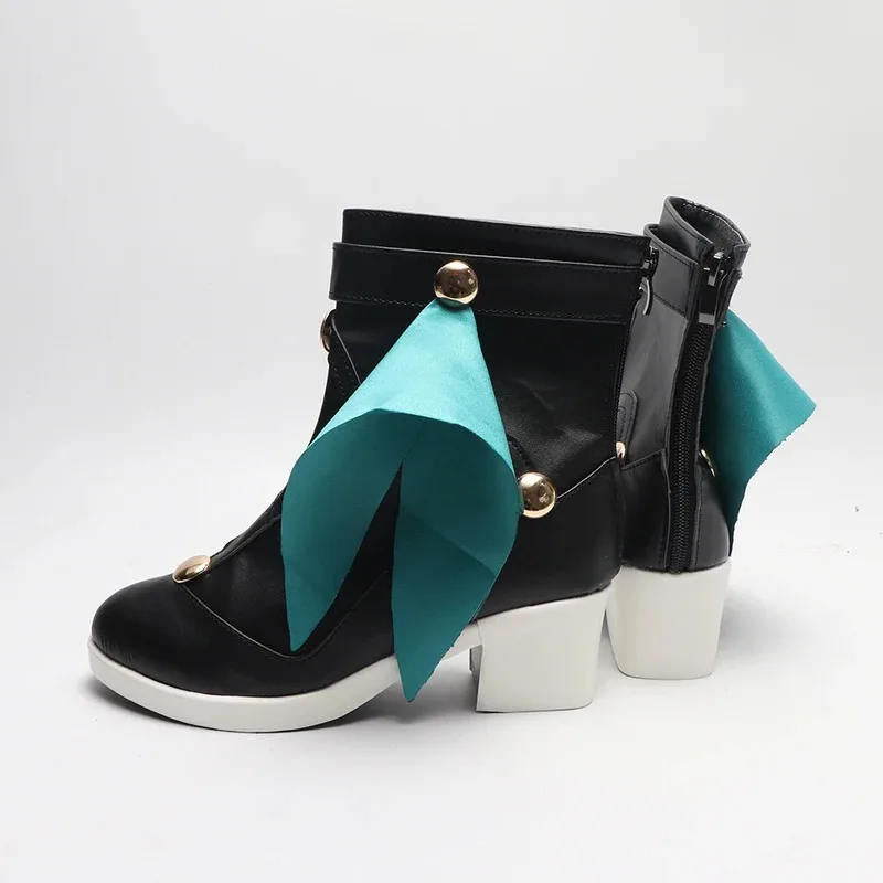 

2025 11 Honkai Star Rail Qingque Boots Halloween Anime Cosplay Shoes