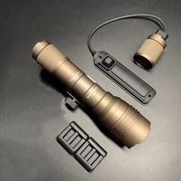 1000LM Powerful   Light Tactical Scout with MIL-SDT-1913 Rail Compatible Gun LED Flashlight with Battery for Hunting
