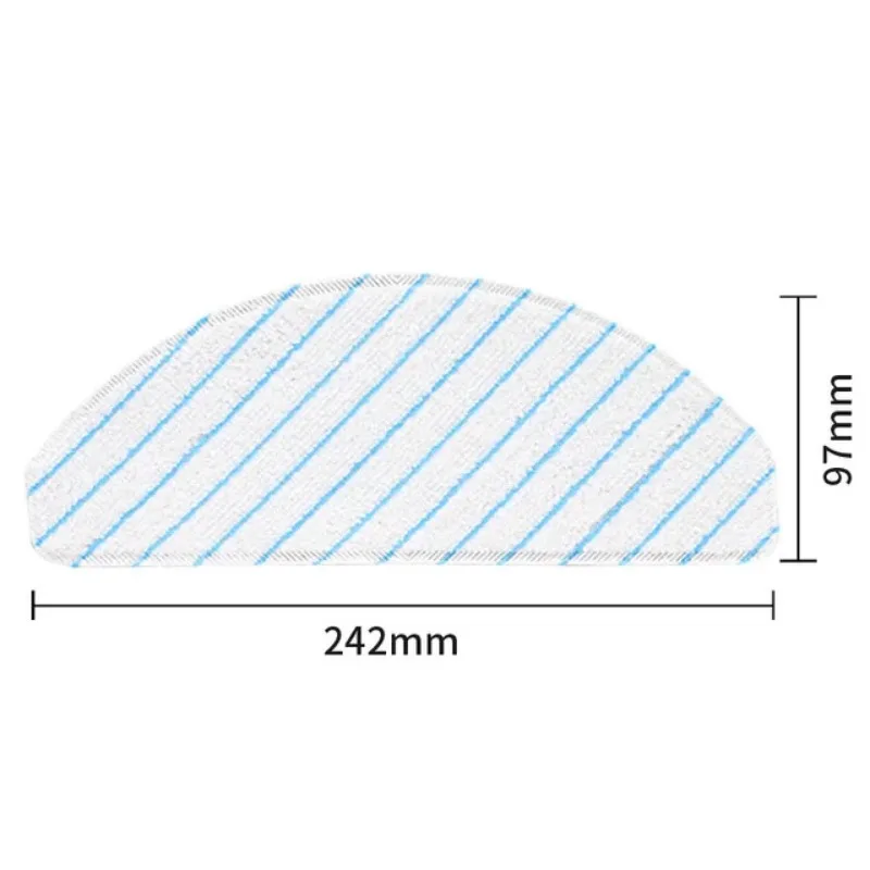 100 bloco descartável esfregão almofadas para ecovacs deebot ozmo t8 t8 +/t8 aivi t9 aivi/n8 pro/n8 pro + robô aspirador de pó acessórios