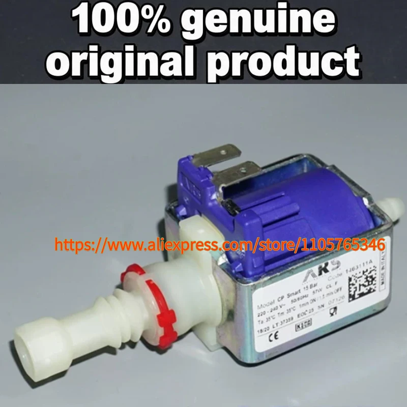 1pcs 100% Original ITALY ARS CP Smart 15Bar Coffee Machine Electromagnetic Water Pump 220V 57W High Pressure Plunger Pump