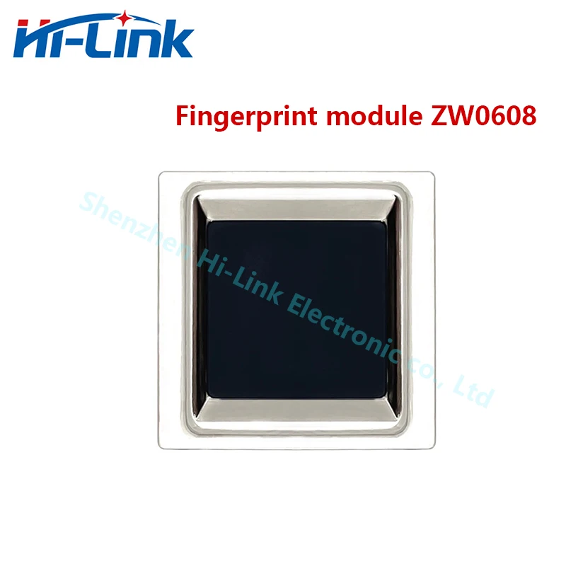 Free Shipping 5pcs/lot Hi-Link Manufacturer 3.3V37mA High Performance Fingerprint Recognition Module ZW0608 Storage Capacity 100