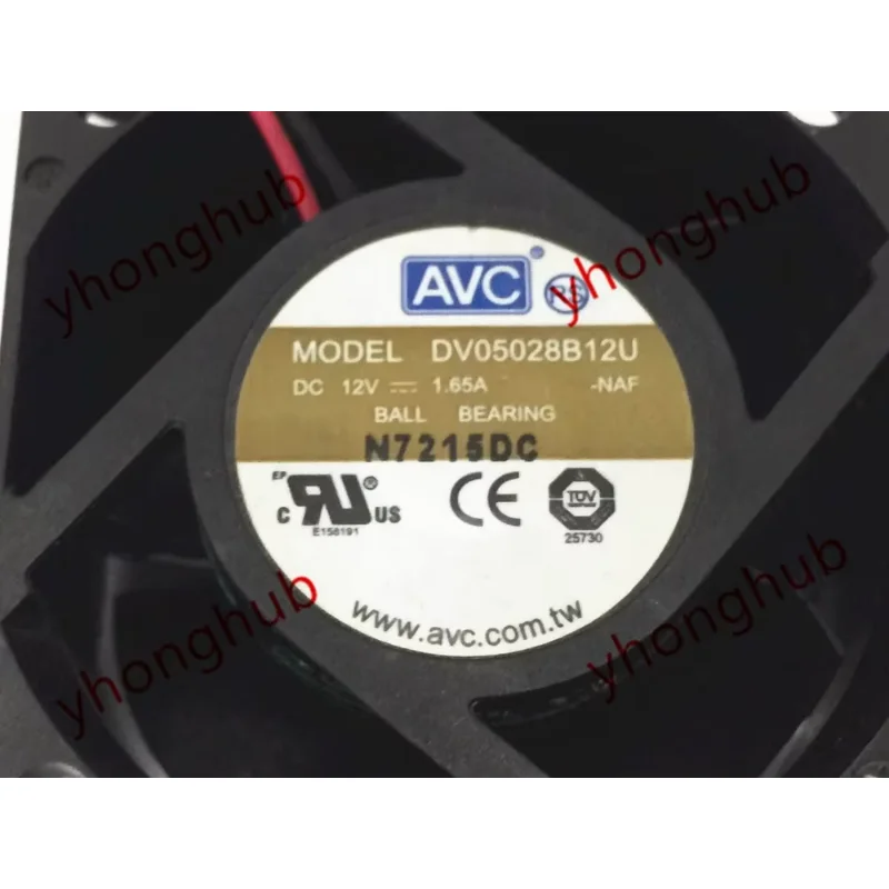 

AVC DV05028B12U Double Fan DC 12V 1.65A 2-wire 40X40X20mm Server Cooling Fan