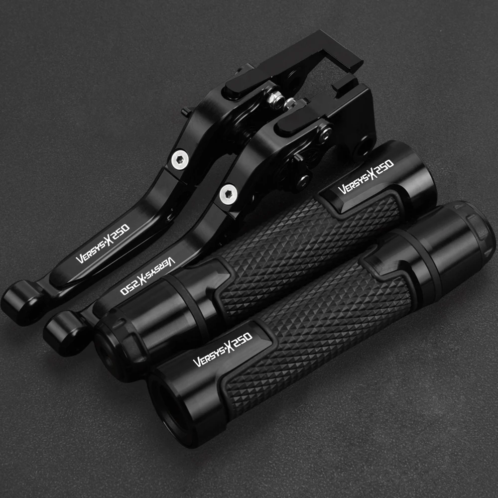 

22MM Hand Grips Handlebar FOR Kawasaki VERSYS-X250 VERSYS versys-X250 2017-2021 2020 2019 2018 Motorcycle Brake Clutch Levers