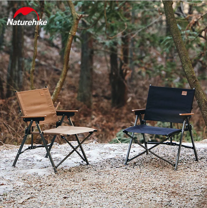 Naturehike L04 Kermit Chair Camping Foldable Aluminum Alloy Armchair Outdoor Beach Hiking Portable Fast Opening Bearing 120kg