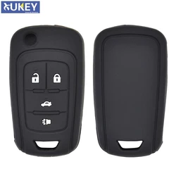 Silicone Car Remote Key Fob Cover Case For Chevrolet Cruze Malibu Sonic For Buick Allure Encore Regal Verano For GMC Terrain