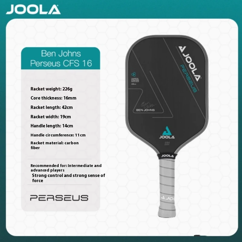 

Polymer BEN JOOLA C2 Series Pickleball Paddle T700 Carbon Fiber Thermoformed Uni-body Construction Carbon Friction Surface 16MM