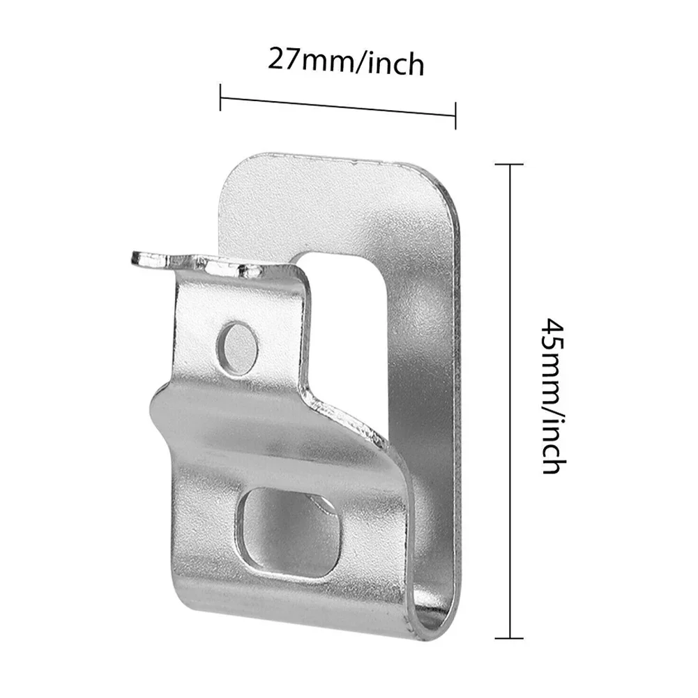 

Electric Drill Belt Clip 6pcs Steel 45*28mm 6*Belt Clip 6*Screw DCD980 Workshop Equipment High Quality For N169778