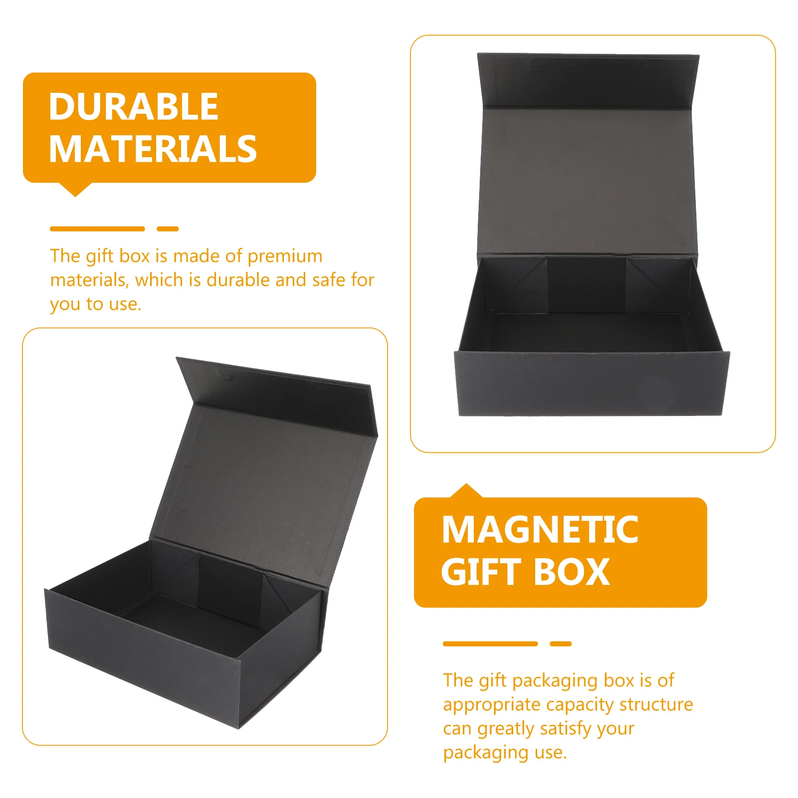 Jewelry Necklace Storage Box With Magnetic Flip Cover Cardboard Presents Packing Box Collapsible Gift Packing Boxes 26X18X7.5cm