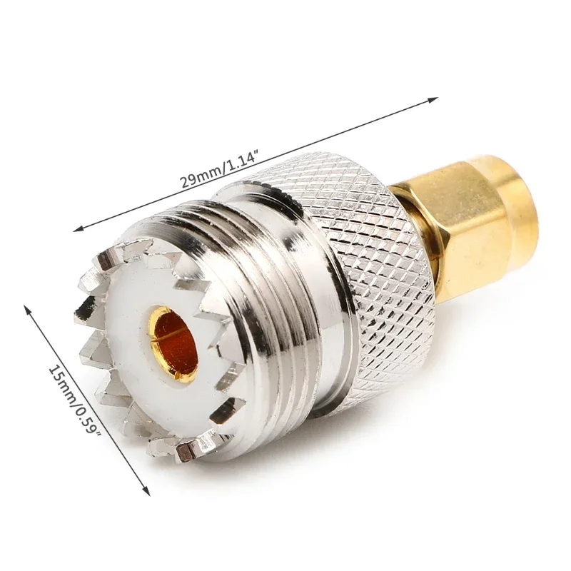 Hot Sale UHF  Female to SMA Male Plug Connector Coaxial Adapter