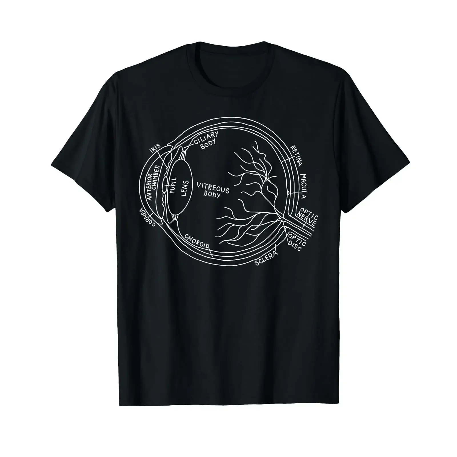 Vintage Eye Anatomy Eyeball Optometrist Ophthalmic Tech T Shirt vintage Washed Stylish Slightly Comfortable Stretched fashion