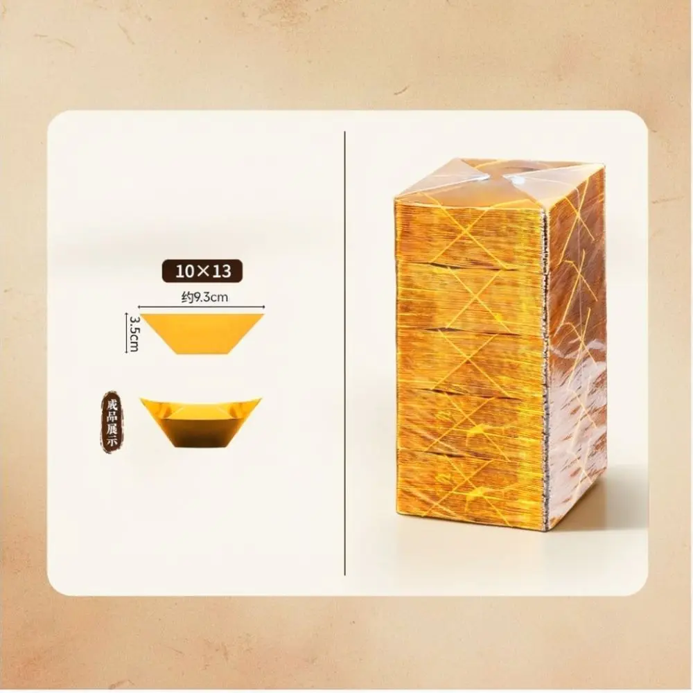 Metal Foil Sheets For Traditional Folding Thickened Durable Paper Material Chinese Style Crafting Hobby Supplies
