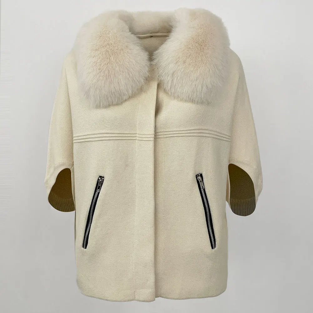DEBAIOR New Autumn Winter Women's Short Knitted Sweater with Artificial Fur New Fashion Brazilian Best-selling Women Cardigan