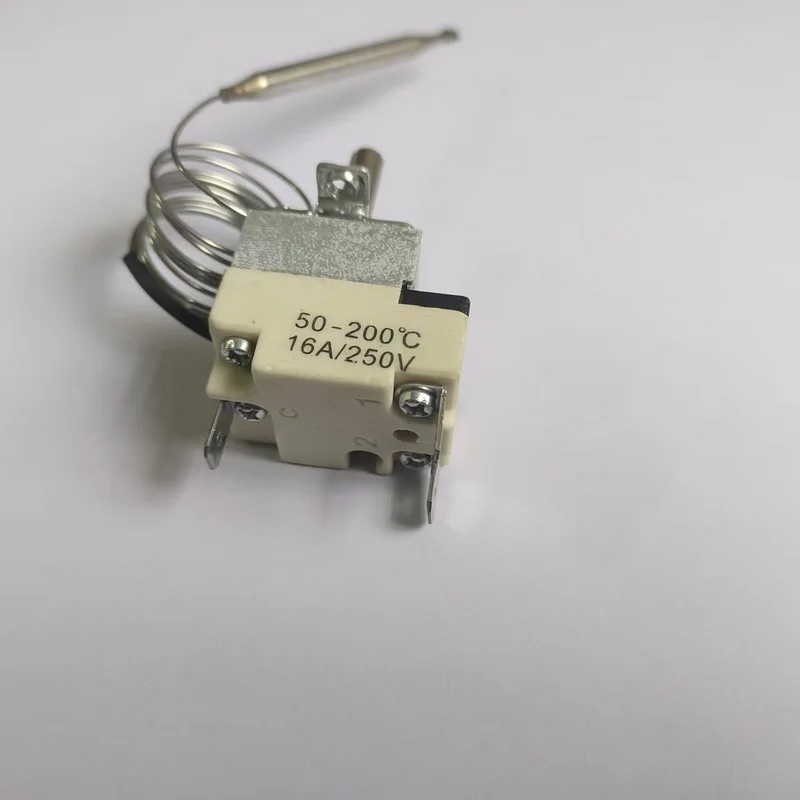 جرد 220 فولت 16 أمبير 50-200 درجة مئوية وحدة تحكم في درجة الحرارة السائلة الدوارة، مناسبة للأفران الكهربائية وسخانات المياه