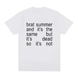 Charli Xcx Brat Summer and It's Same Album Tshirt Womens Fashion Harajuku Tshirt Casual Comfortable Extra Large T-shirt