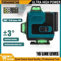 Fit Makita High-Precision 16-Line 360 Horizontal Vertical Cross Level Green Light Laser High-Precision Wall-Mounted PortableTool