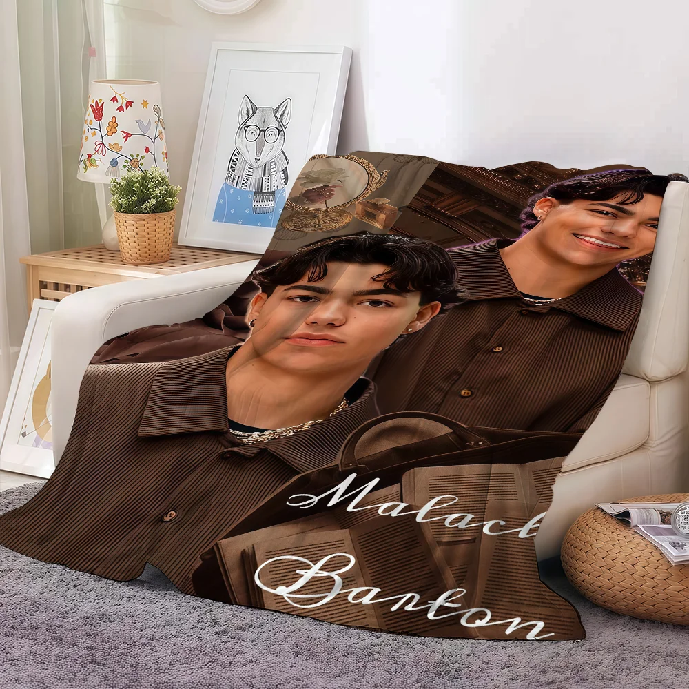 American actor Malachi Barton Blanket For Sofa Office Bed Plane Travel Sleep Read Relax Camping Soft And Warm