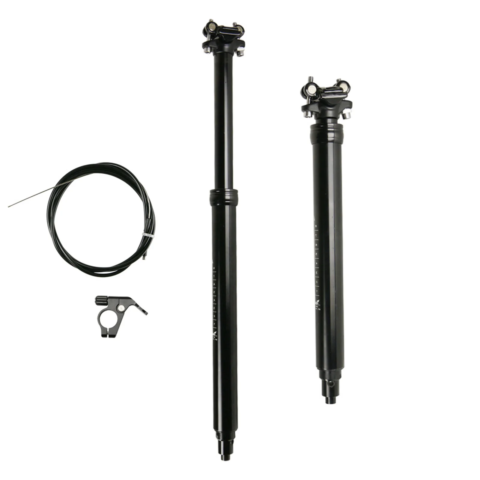 

Mountain Bike Dropper Post 31.6mm Aluminum Hydraulic Lock 100-170mm Travel Bicycle Remote-Controlled Dropper Seatpost