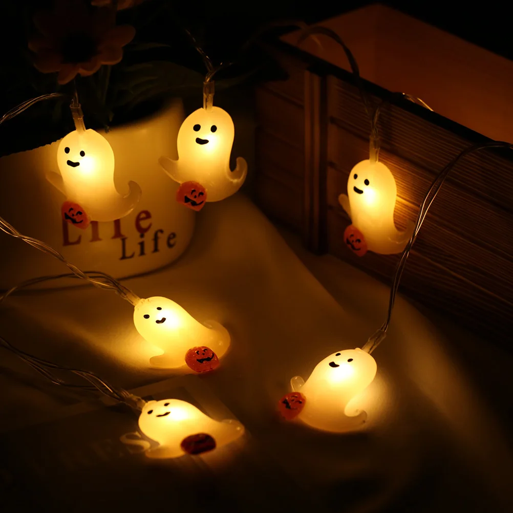 سلسلة أضواء 200 سم تعمل أضواء LED للزينة لساحة الحفلات والمنزل الداخلي والخارجي، زينة الهالوين العتيقة، #2