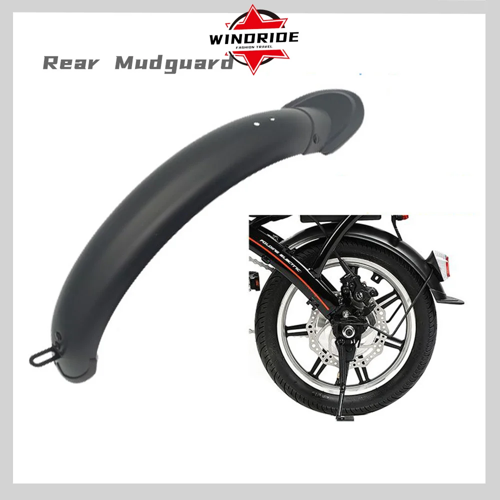 14 Inch Lithium Battery Electric Vehicle Front and Rear Fenders ABS Plastic Widened Water Flaps