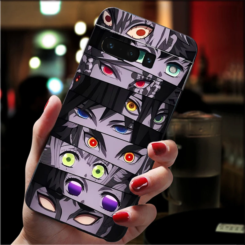 

Phone Case For Google Pixel 10 9 Pro XL 9A 8 7 6 Pro Pixel 8A 7A 6A Pixel 8 7 6 5 Anime Tanjiro Kamado Demon Slayer