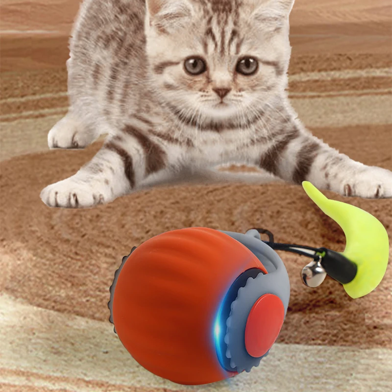 Pet Toy Ball Intelligent Electric Interactive Game Gravity Sensor Smart Jumping Rolling Ball Automatic Moving Puppy Cat Toys