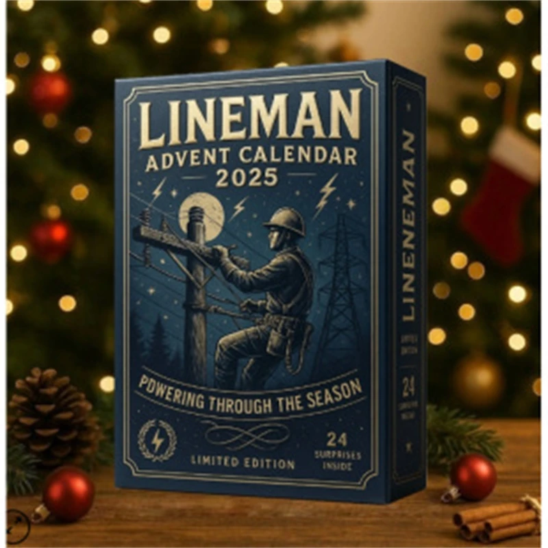 

Electrician Wiring Advent Calendar Blind Box Acrylic Christmas Tree Ornament For Home Tree Decor And Party Display Holiday Gift