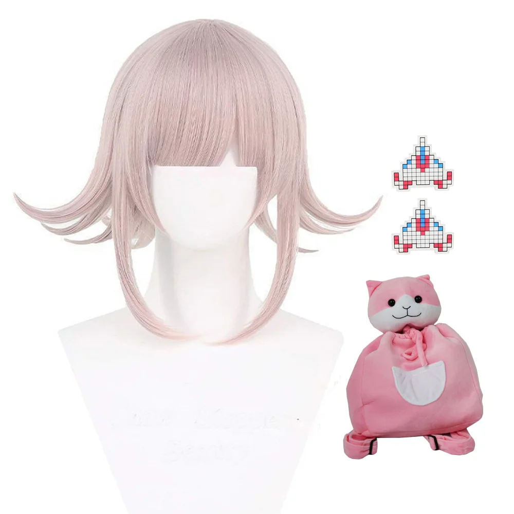 

Nanami ChiaKi Wig Girls For Cosplay Party Halloween Role Play for Wigs Hair clip and Bag