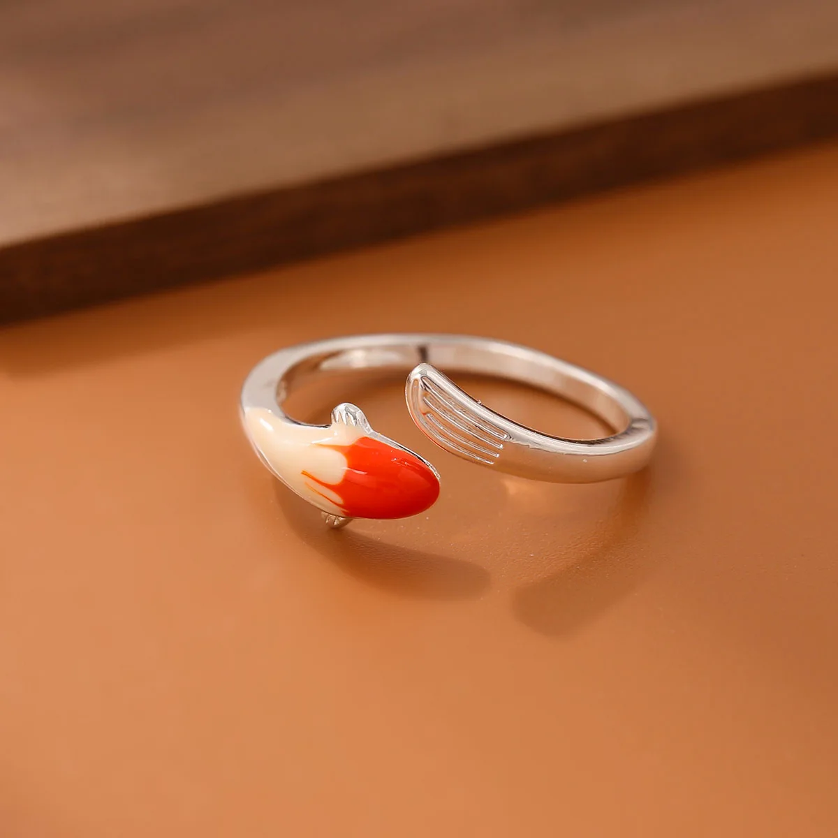 

Классическое искусство, благоприятный градиент, удача, кои, стерлинговое серебро 925 пробы, ювелирные изделия, индивидуальные открывающиеся кольца с изображением карпа, рыбы и животных R213