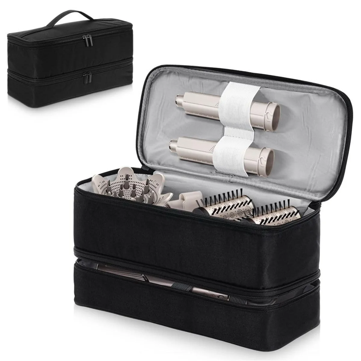 Custodia per il trasporto per asciugacapelli spazzola Flexstyle accessori per capelli borsa per attrezzi, B