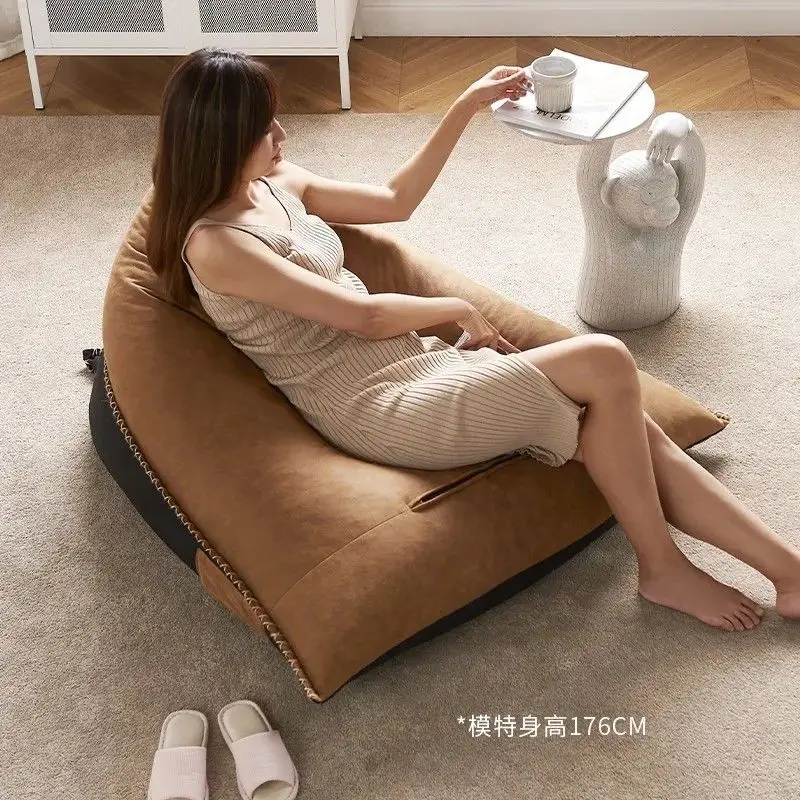 Lazy bean bag sofa tatami Japanese minimalist lunch break recliner