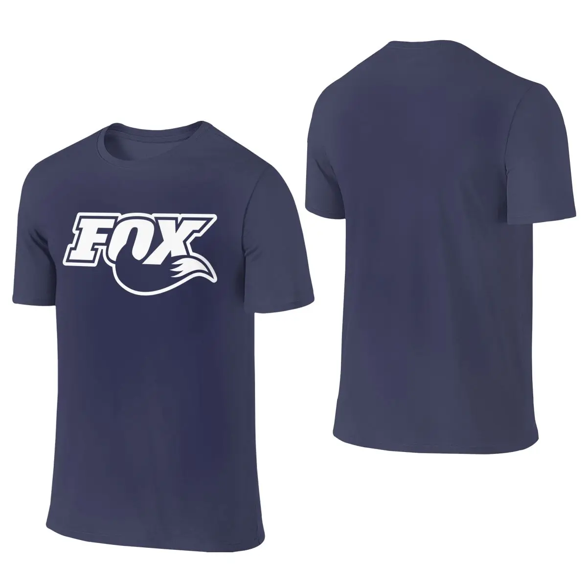 FOX MTB Commuting Reversible T-shirt Solid Color Minimalism   Cotton Tee